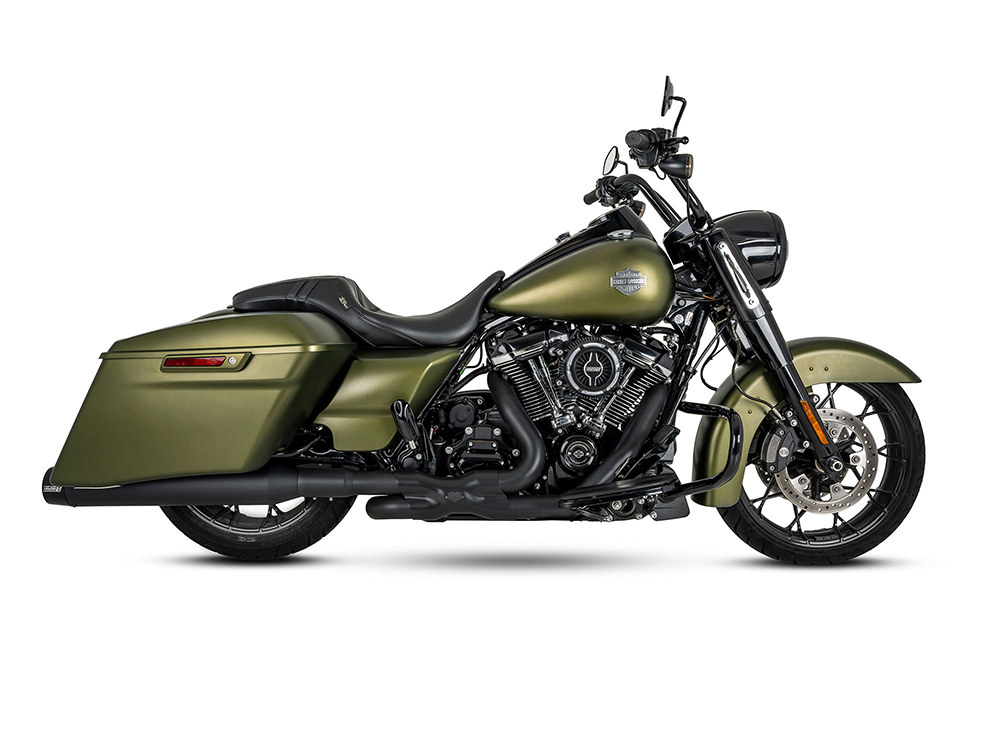 4.5in. Blackbird 450 Slip-On Mufflers - Black with Black End Caps. Fits Touring 2017up Vance and Hines - Image 2