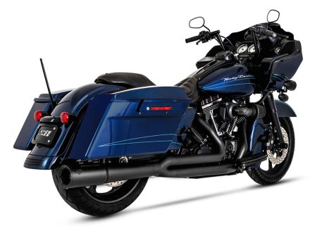 Pro Pipe 2-into-1 Exhaust - Black. Fits Touring 2010-2016 Vance and Hines